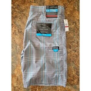 Men's Golf Shorts‎ PGA Tour Mens Active Waistbands Size 34 NWT Quiet Shade